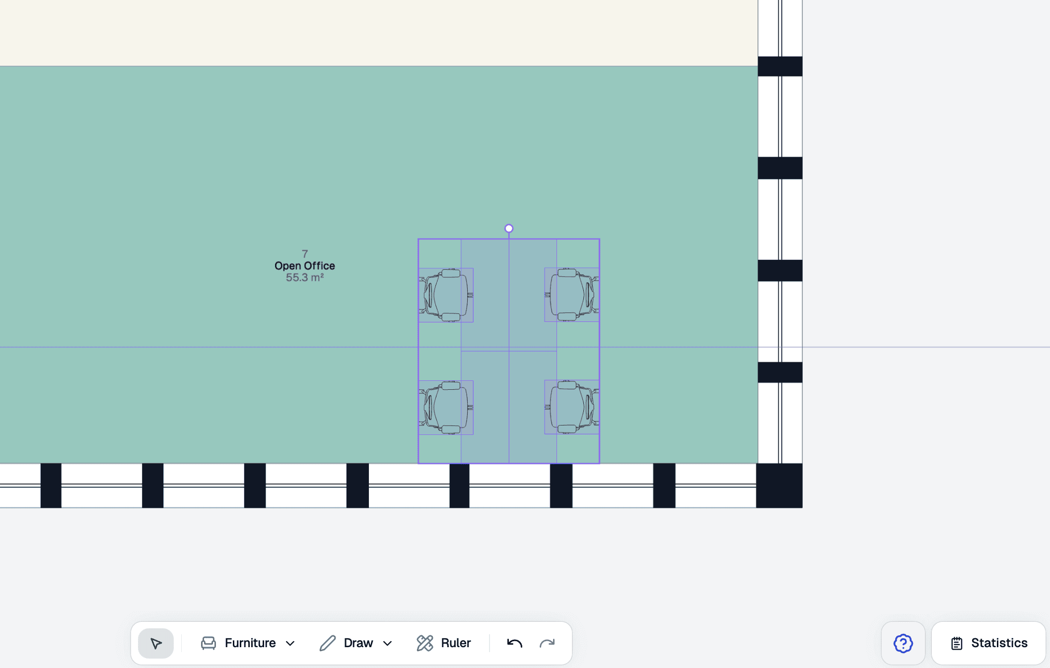 Rotate and align furniture step
